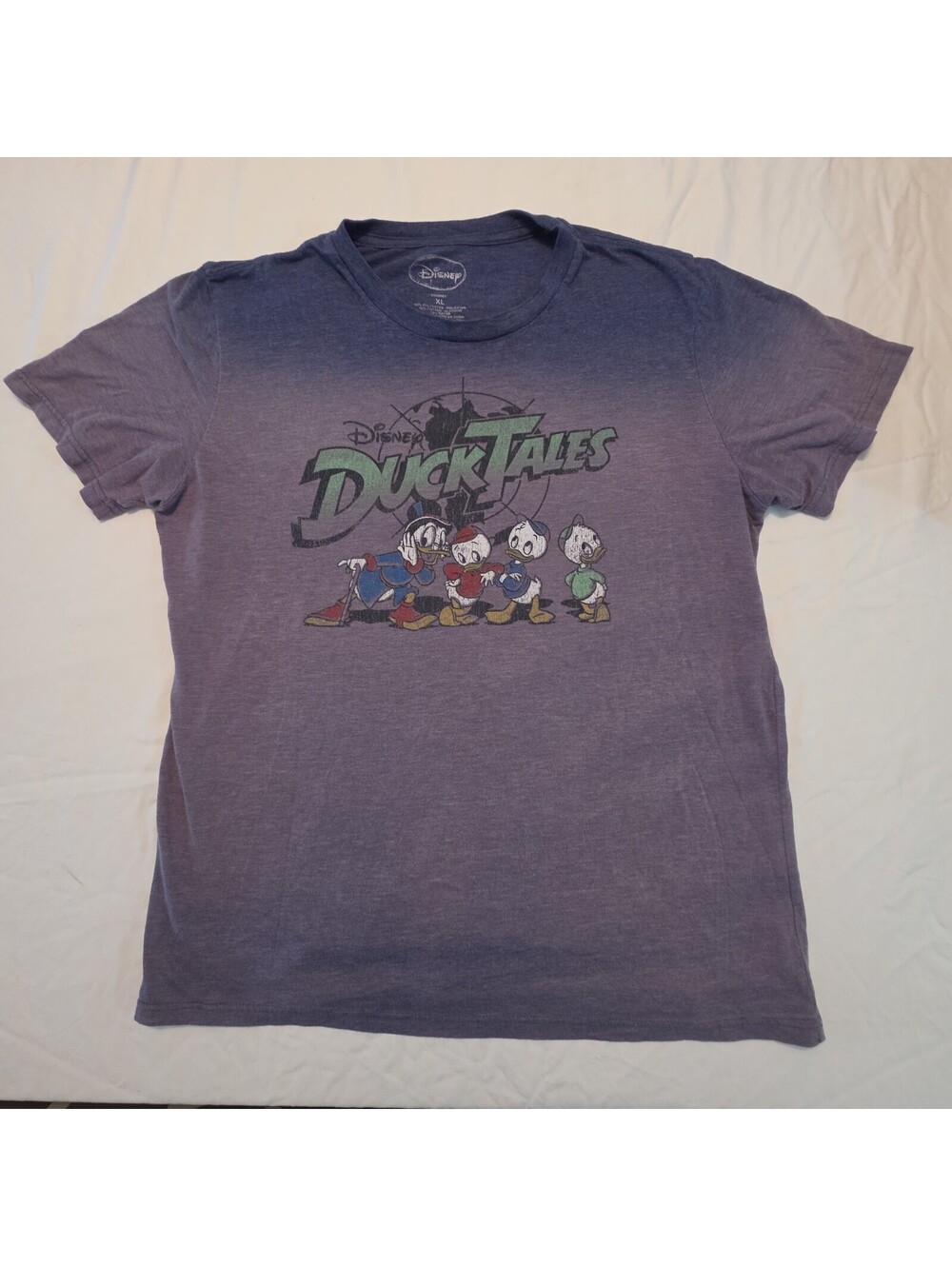 Disney DuckTales Scrooge McDuck Huey Dewey Louie T Shirt XL Vintage